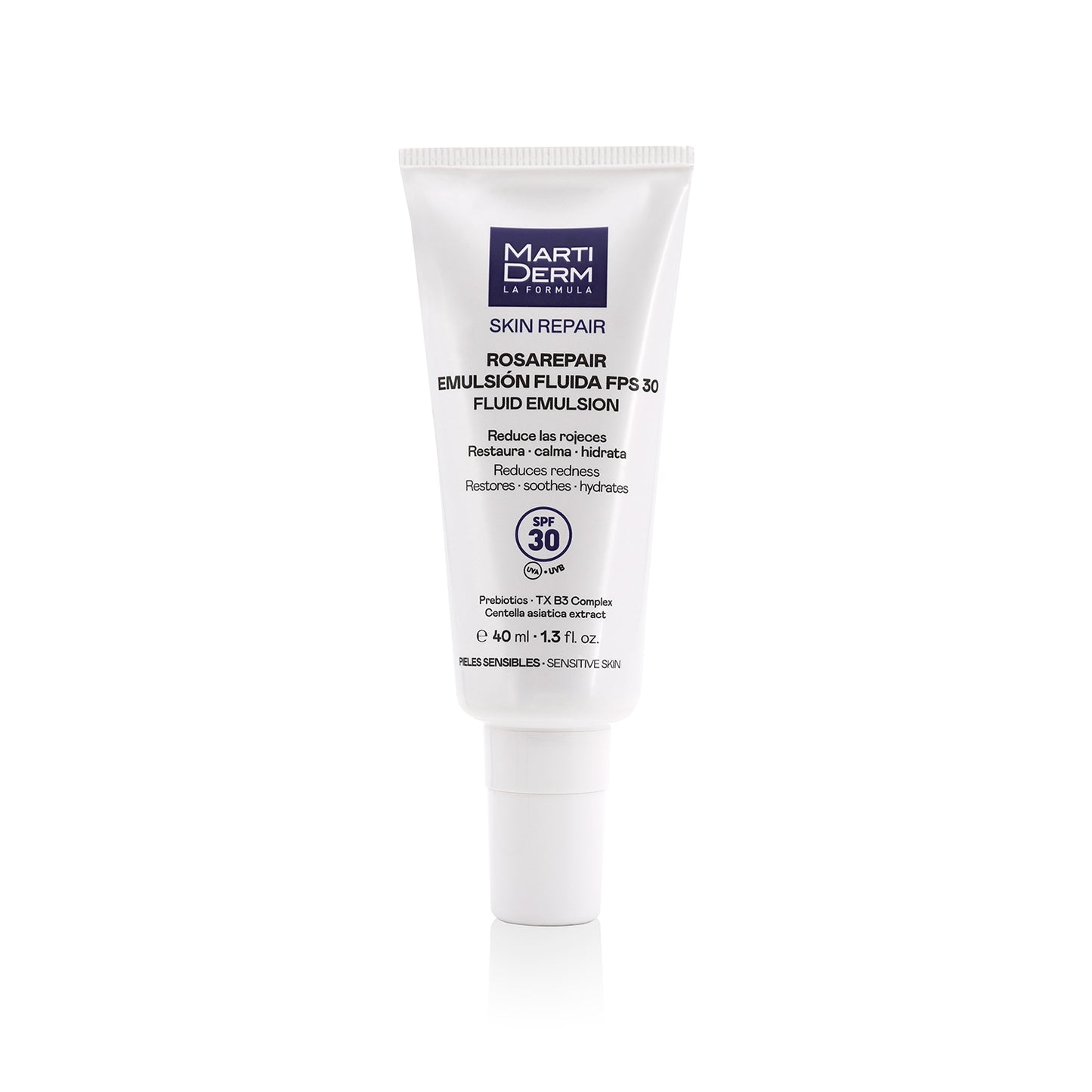 Martiderm Skin Repair Rosarepair Emulsão Fluida FPS 30