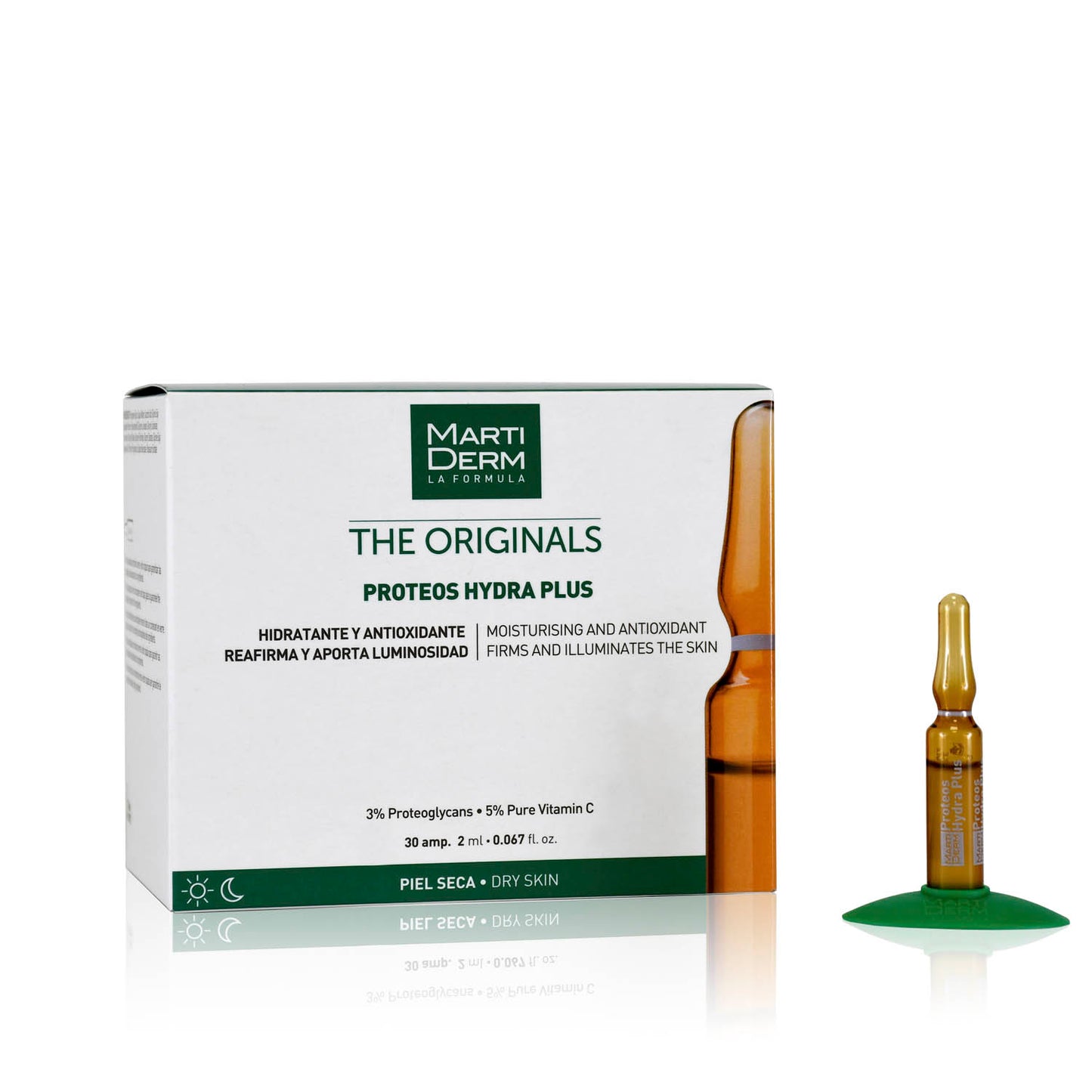Martiderm The Originals Ampolas Proteos Hydra Plus - Com proteoglicanos e vitamina C