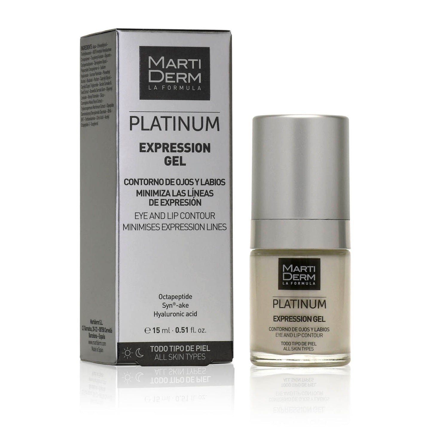 Martiderm Platinum Expression Gel - Redensifica e suaviza as rugas