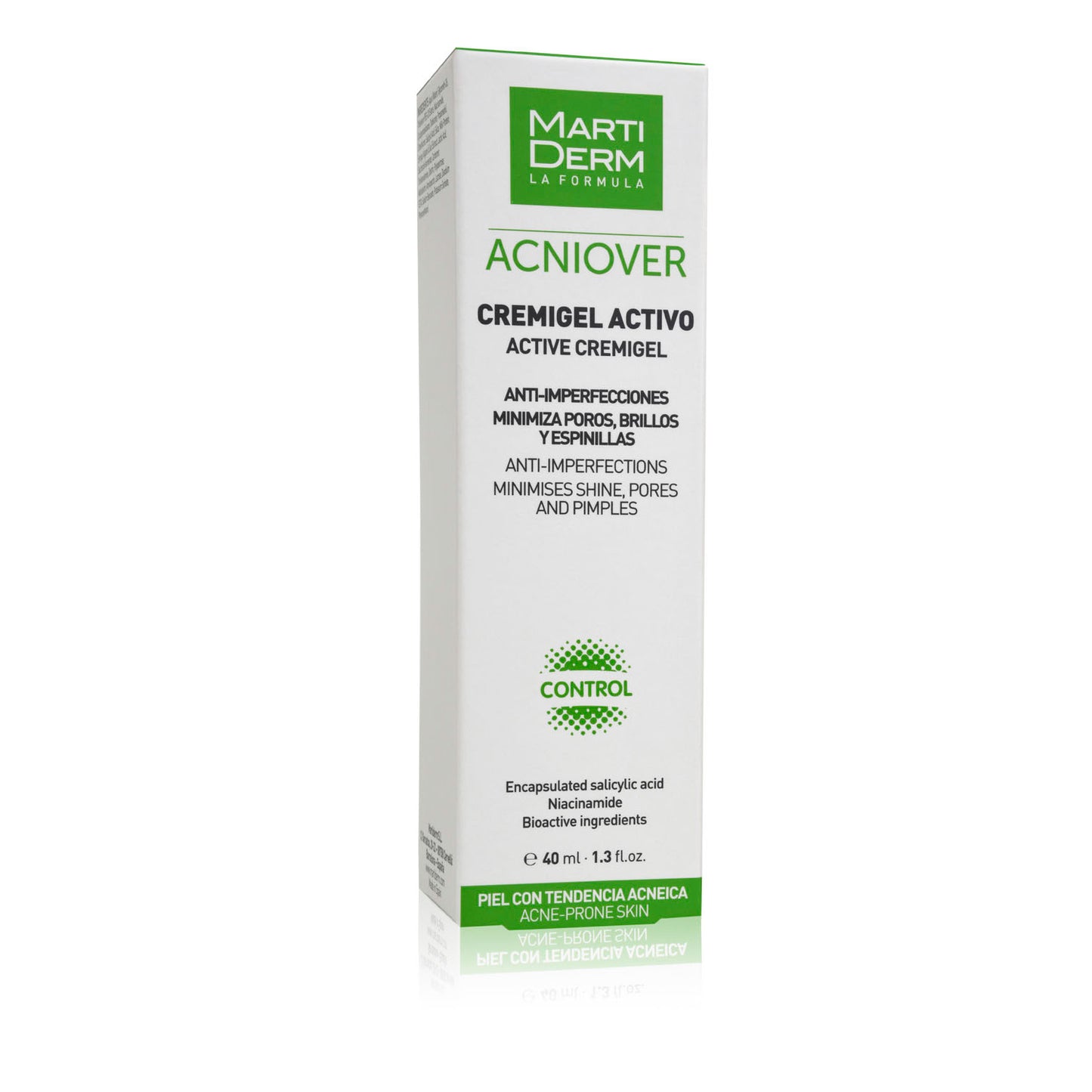 Martiderm Acniover Cremigel Ativo - Reduz a oleosidade e minimiza poros