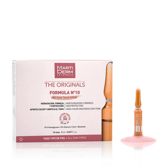 Martiderm The Originals Ampolas FORMULA Nº10 HD Color Touch SPF 30