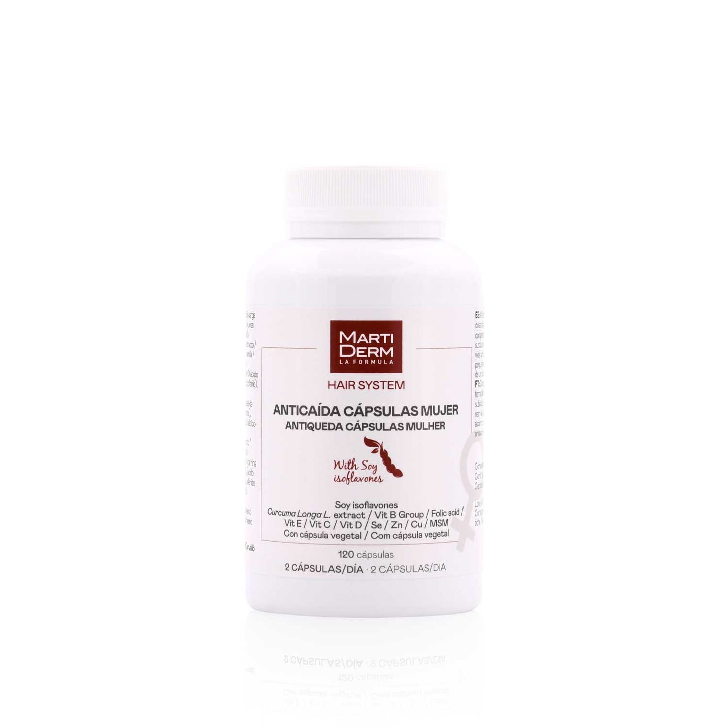 Martiderm Hair System Cápsulas Antiqueda Mulher - 120 cápsulas
