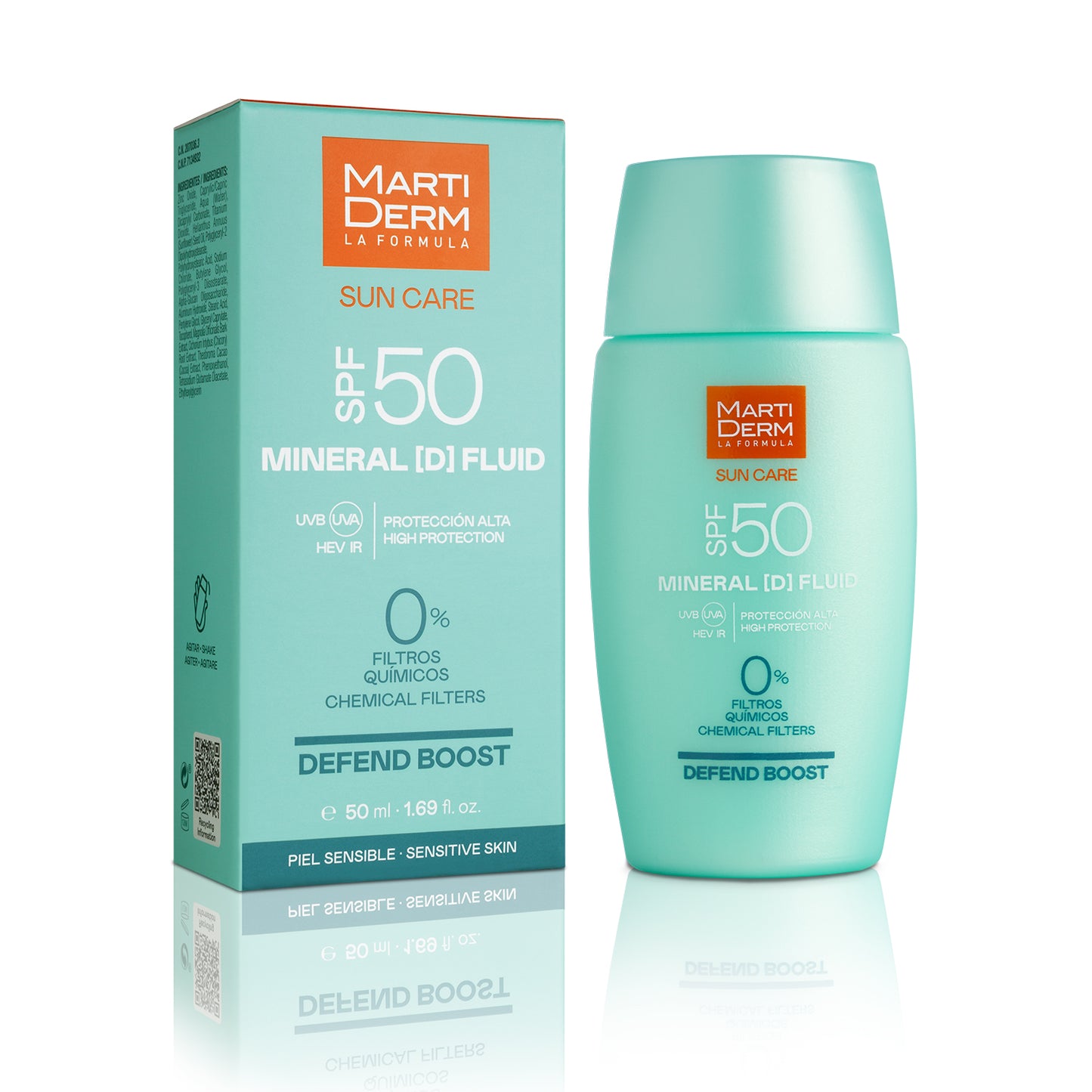 Martiderm Sun Care SPF 50 Mineral [D] Fluid