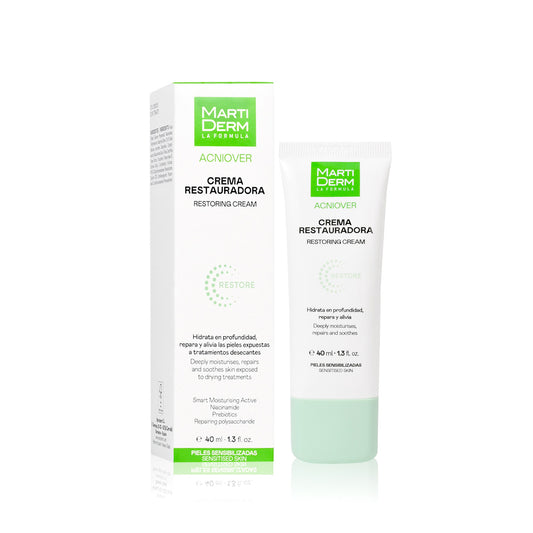 Martiderm Acniover Restore Creme Reparador -  acalma a pele sensibilizada