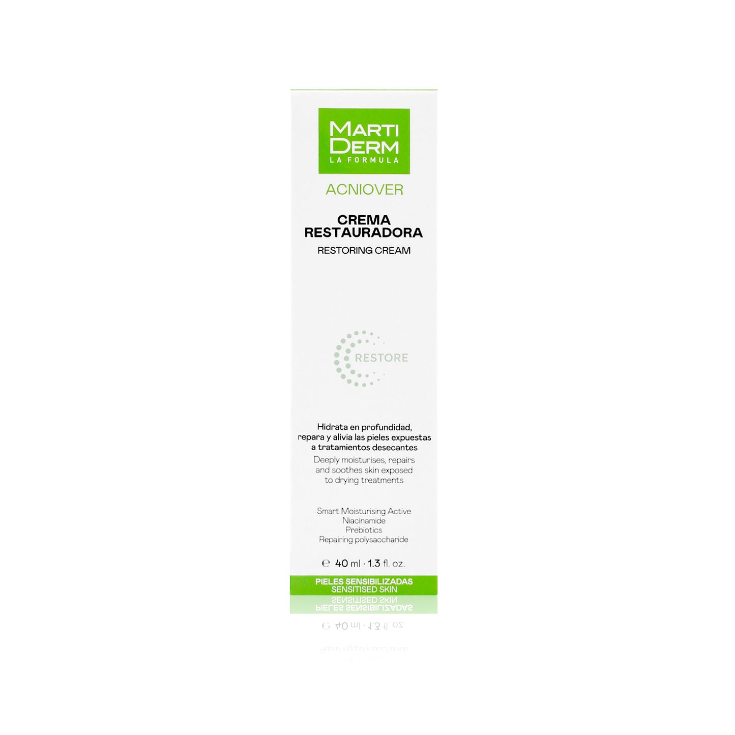 Martiderm Acniover Restore Creme Reparador -  acalma a pele sensibilizada