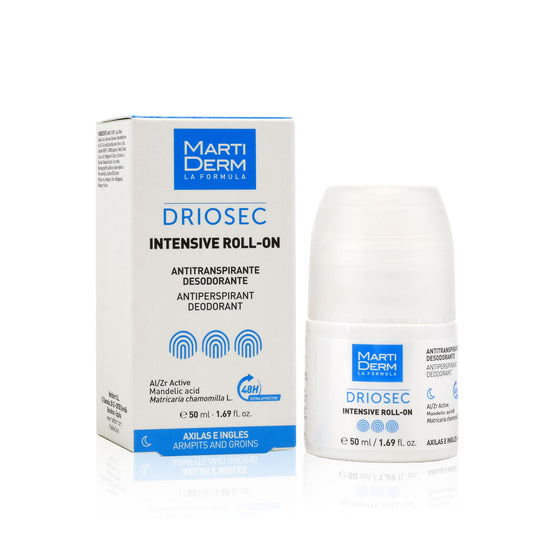 Martiderm Driosec Intensive Roll-On Controlo noturno da transpiração excessiva