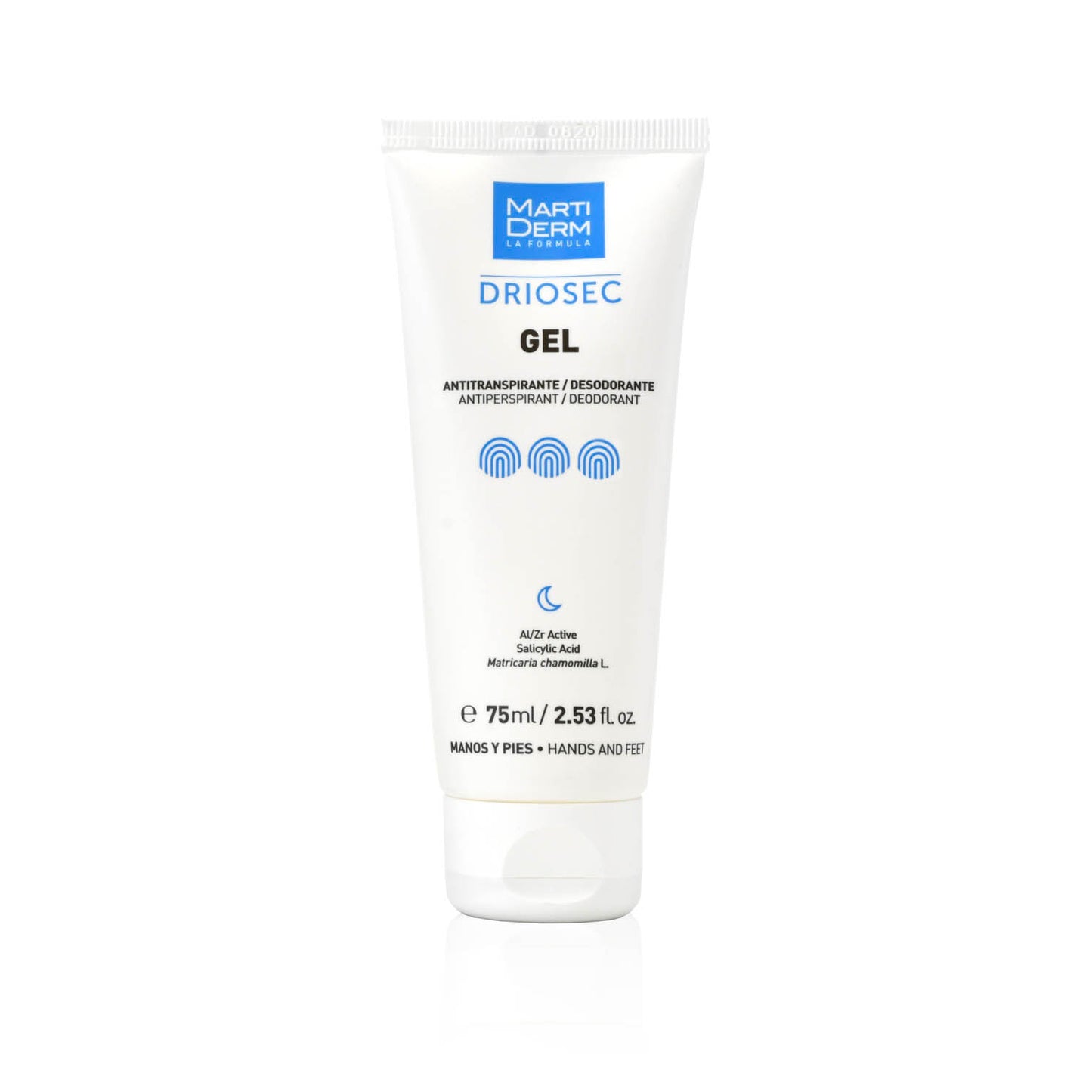 Martiderm Driosec Gel - Controla a transpiração excessiva de mãos e pés