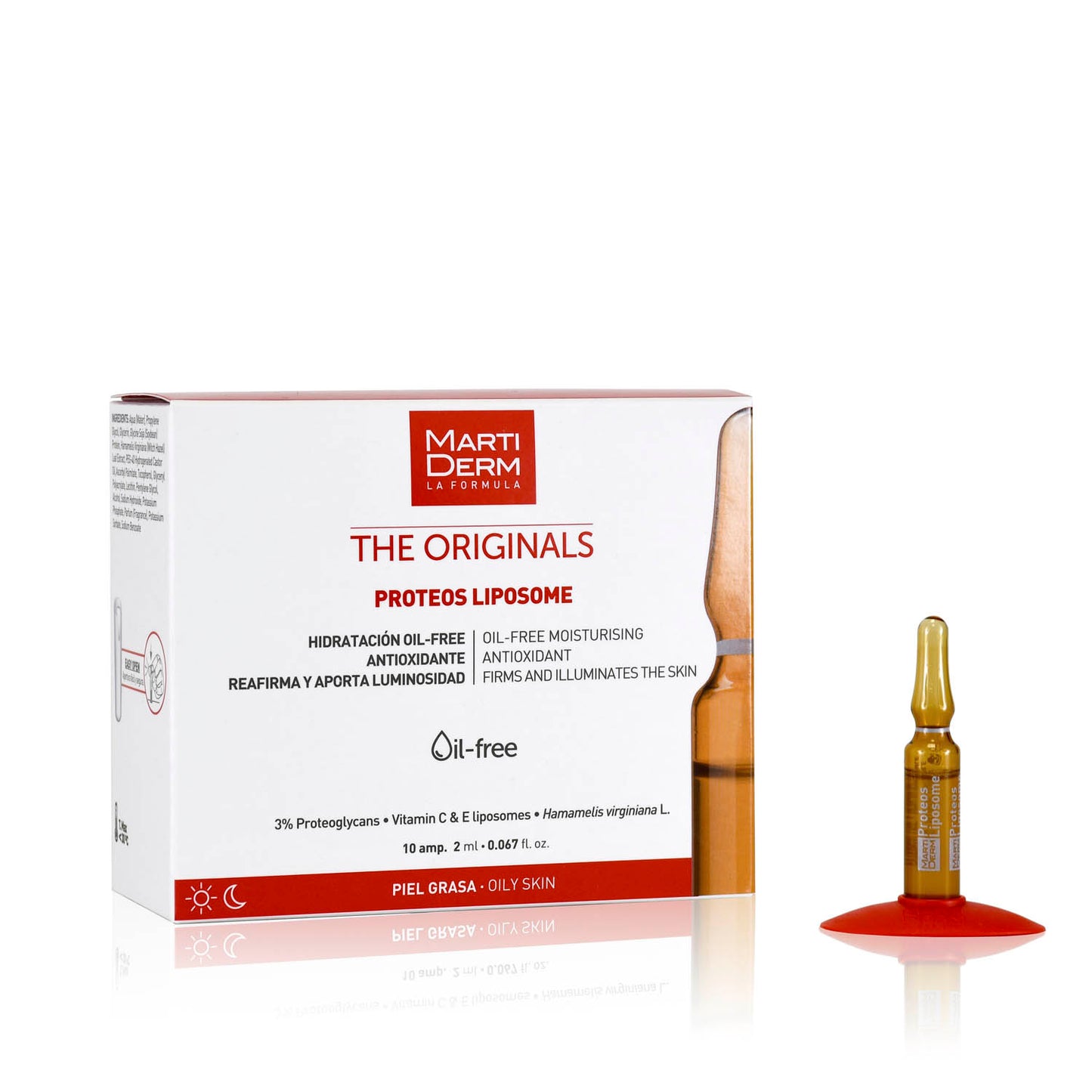 Martiderm The Originals Ampolas Proteos - Liposome Ilumina e ajuda a diminuir as rugas