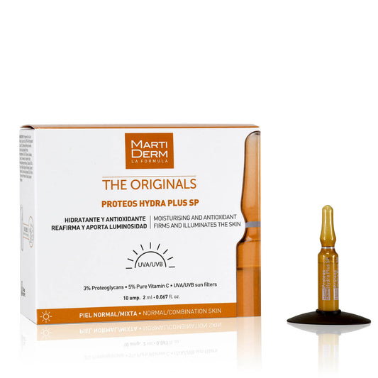 Martiderm The Originals Ampolas Proteos Hydra Plus SP - Ilumina e ajuda a diminuir as rugas