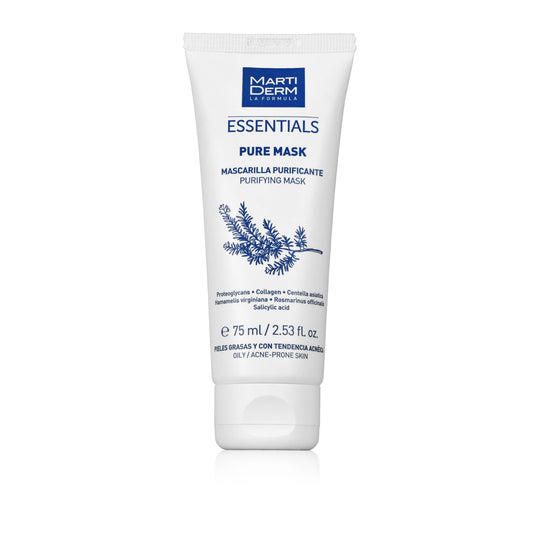 Martiderm Pure Mask - Pele hidratada, suave e poros fechados