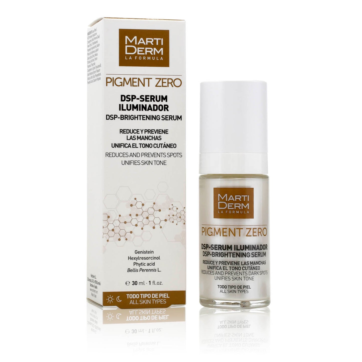 Martiderm Pigment Zero DSP-Sérum Iluminador - Previne e trata as manchas