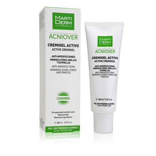 Martiderm Acniover Cremigel Ativo - Reduz a oleosidade e minimiza poros
