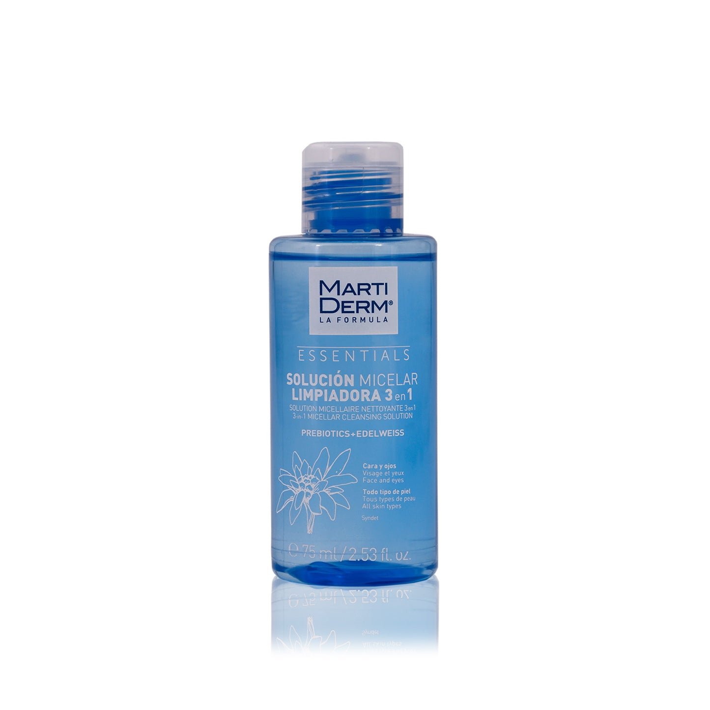 Martiderm Solução Micelar de Limpeza 3 em 1