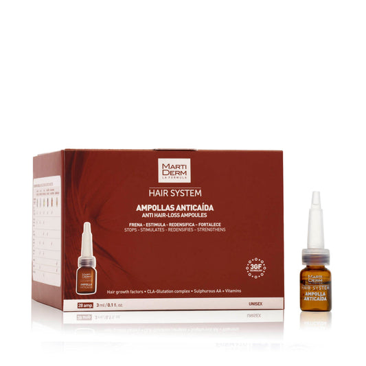 Martiderm Hair System Ampolas Antiqueda