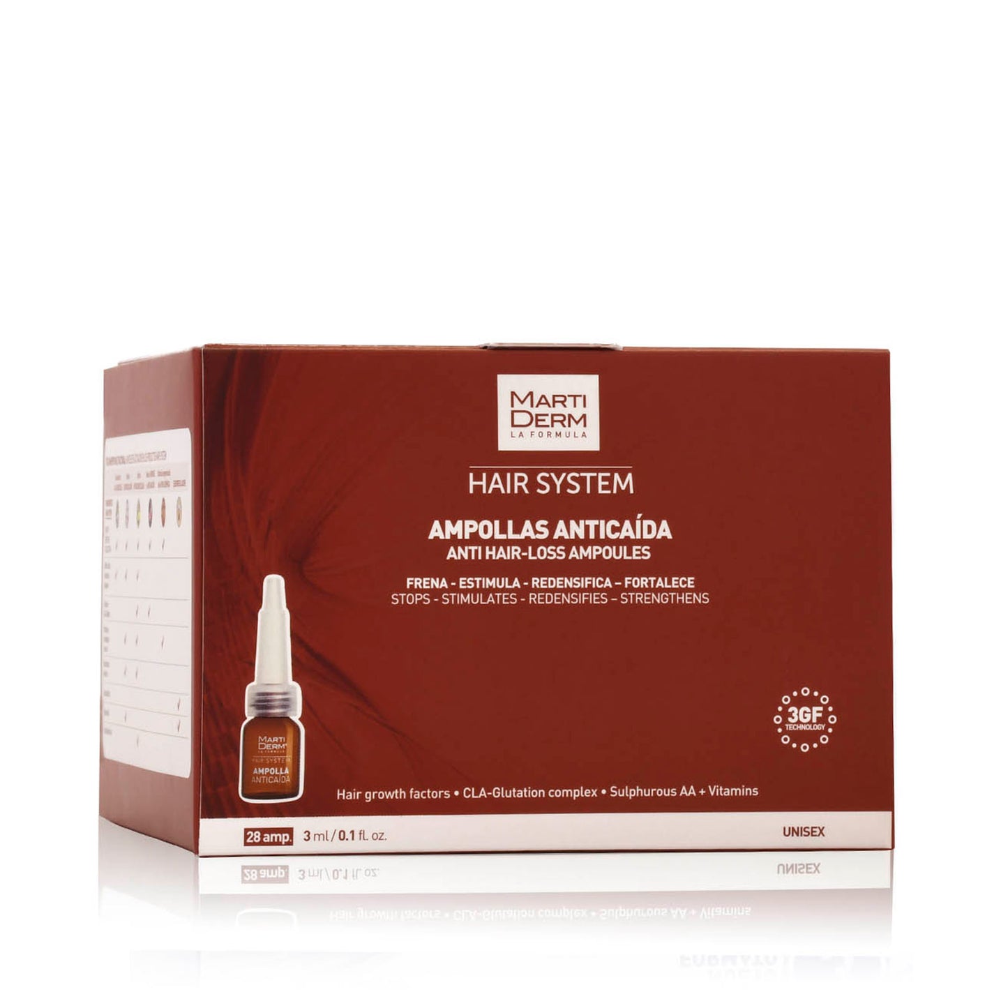 Martiderm Hair System Ampolas Antiqueda