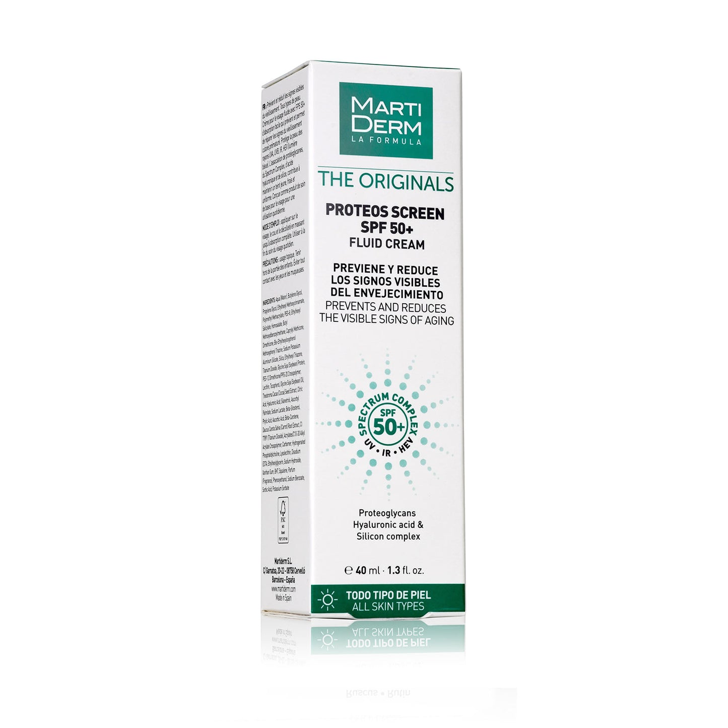Martiderm The Originals Proteos Screen SPF 50+ - Pele mais jovem, fresca e protegida
