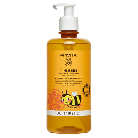 Apivita Mini Bees Kids Shower Gel - Gel de duche com laranja e mel