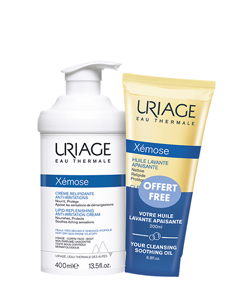Uriage Pack Xémose Creme Emoliente 400mL + Oferta Óleo Lavante 200mL