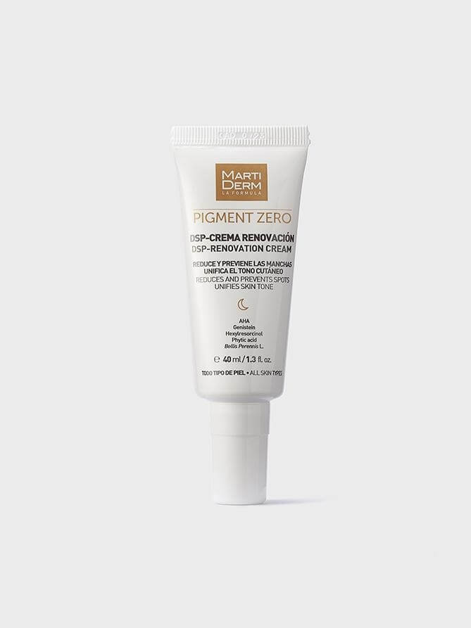 Martiderm Pigment Zero DSP-Creme Renovação - Atua sobre as manchas e favorece a renovação celular