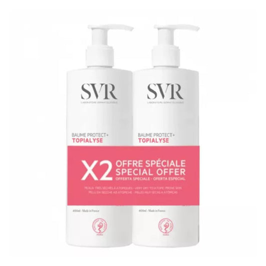 SVR Topialyse Baume Protect+ Duo: 2X400ml