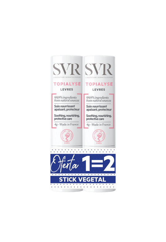 Svr Topialyse Stick Labial Vegetal Duo 2X4g