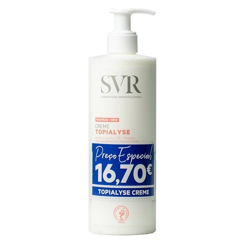 SVR Topialyse Creme 400ml - Cuidado nutritivo para Pele Seca e Sensível