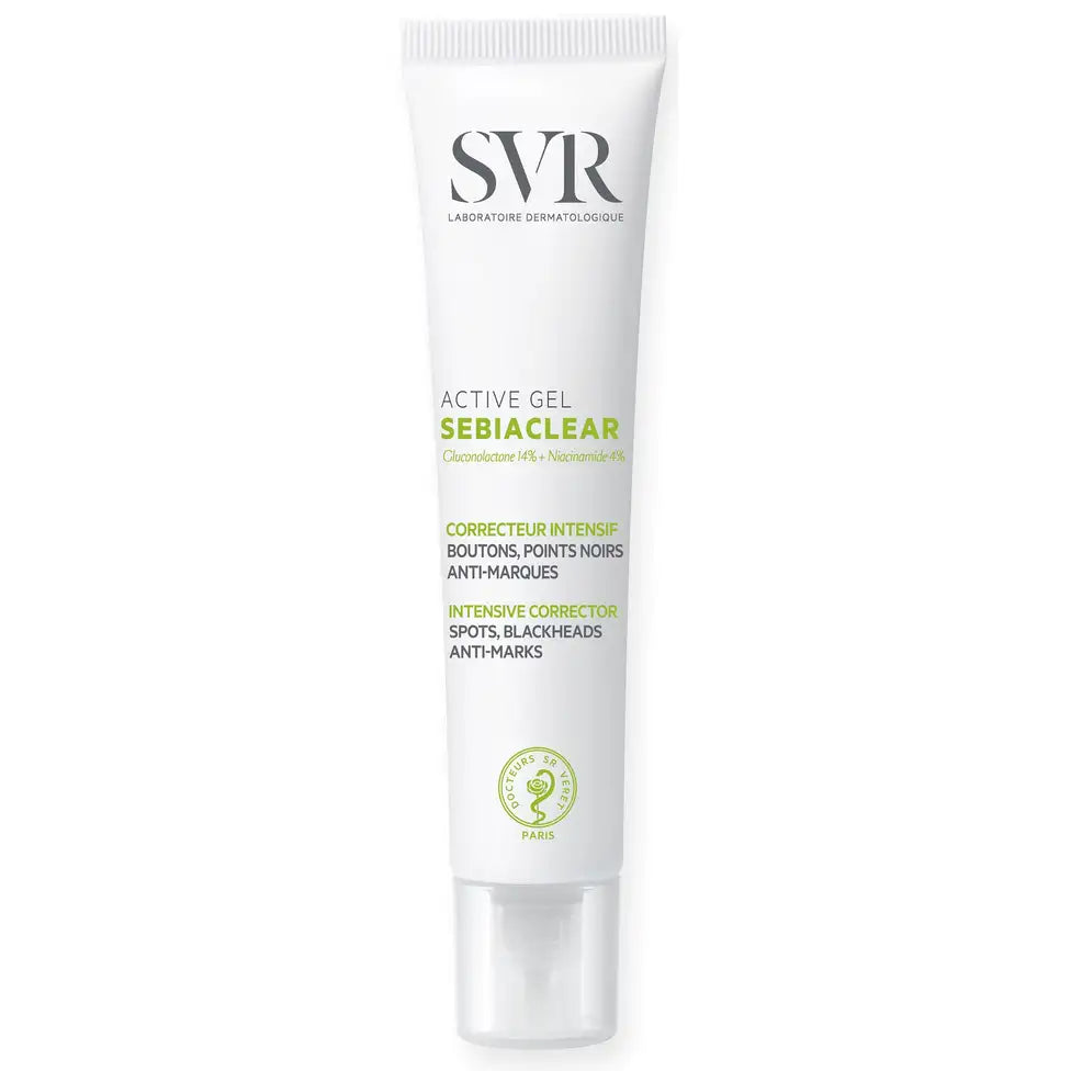 SVR Sebiaclear Active Gel 40ml - Anti-imperfeições, oleosidade e marcas de acne