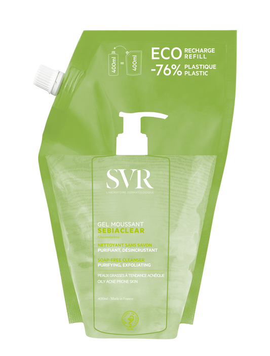 SVR Sebiaclear Gel moussant Recarga Eco-Refill 400ml