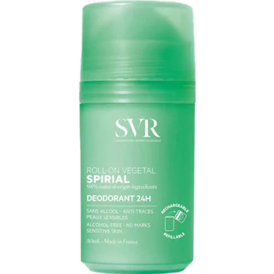 SVR Spirial Deo Roll-On Vegetal 50ml - Sem sais de alumínio